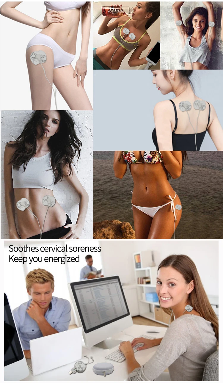 2018 new design digital meridian therapy usb pulse massage can charge directly with smartphone