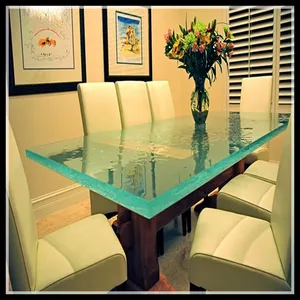 Oval Gl Top Wall Mounted Dining Table