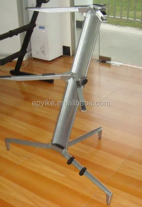 Wholesale Fashion KS-80B Aluminum Double Keyboard Stand Black