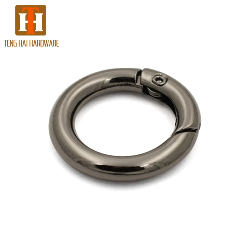 

Custom size zinc alloy metal small snap spring ring