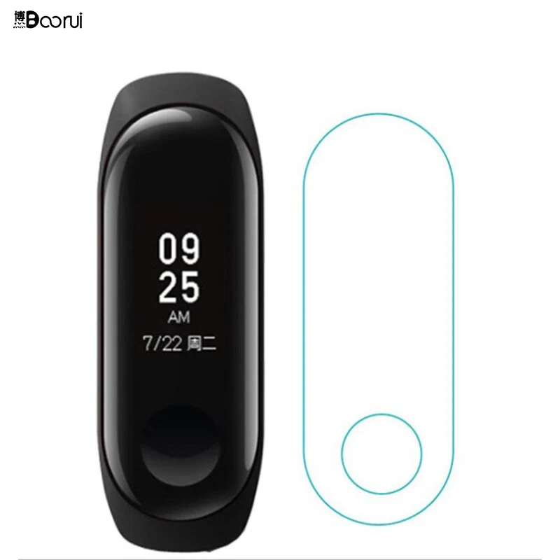 

BOORUI mi band 3 screen protector Ultra Thin Anti-scratch Film Soft film Band3 Screen cover for xiaomi miband 3 smart