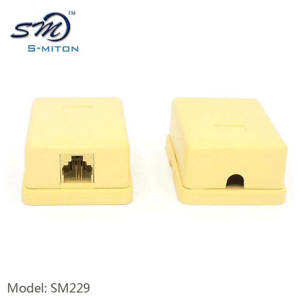Telephone Junction Box Rj11 6p4c Mount Box 1 Way Buy Mount Box,Cable