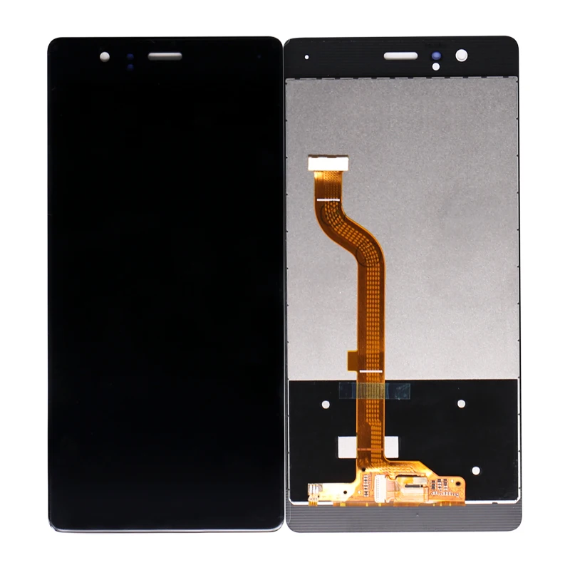 

Mobile Parts for Huawei P9 Display LCD Touch Screen Display Replacement Full, Black white gold
