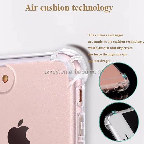 

Alibaba store shockproof TPU case for iPhone 7 / 7s, Clear;blue;brown;etc