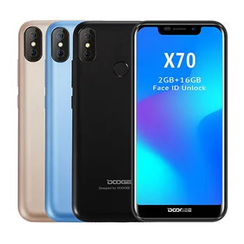 

2019 online shopping new arrival mobile phones DOOGEE X70 2GB 16GB smart phone mobile phone, Black;gold;blue