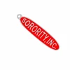 Bracelet Necklace Earring Making Zinc Alloy Enamel Color Sorority Label Charm Society Organization Association Pendants Custom