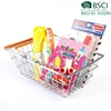 Promotional use mini shopping cart fruit basket mini toy shopping baskets