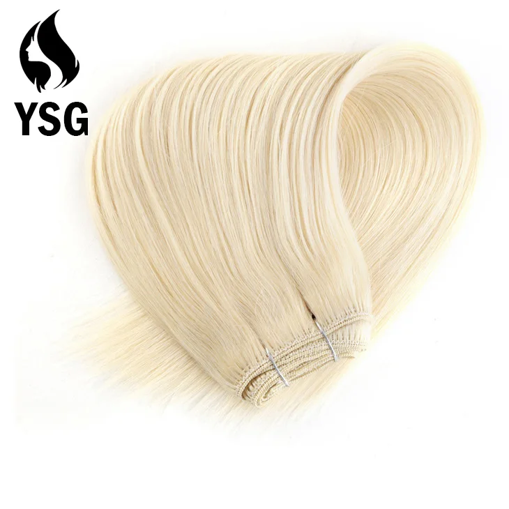 

YSG top quality direct factory wholesale price 100 human hair #60 double drawn virgin human hair for beautiful women