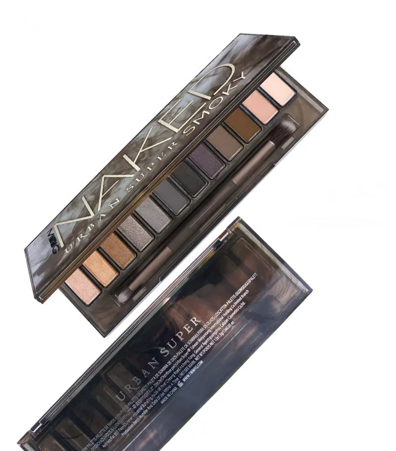 

12 colors Nak SMOKY Eye Shadow Palette, Multi-colored