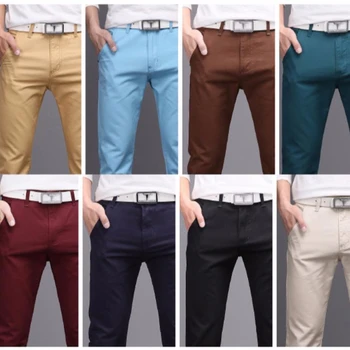 Business Casual Pants Trousers For Men Young Boy Comfortable 10
