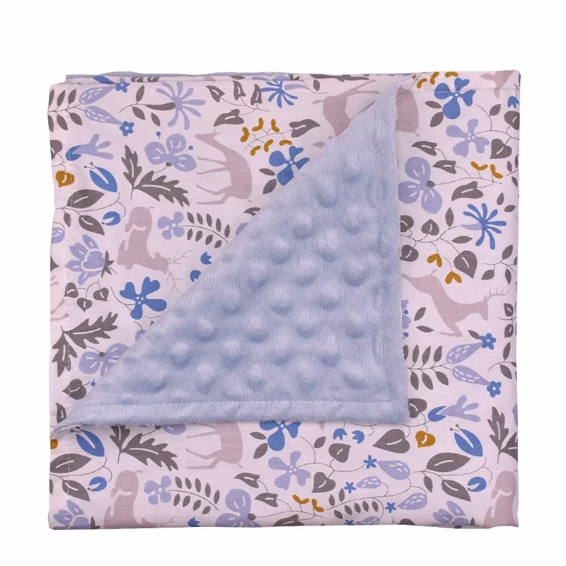 

Soft High Quality Minky Baby Blanket, Custom color