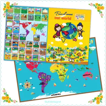 2015 Brand New Cartoon World Map Puzzle Creative Magnetic Learning Educational Toys For Kids Buy Magnetic Toys For Kids Learning Educational Toys For Kids World Map Puzzles For Kids Product On Alibaba Com