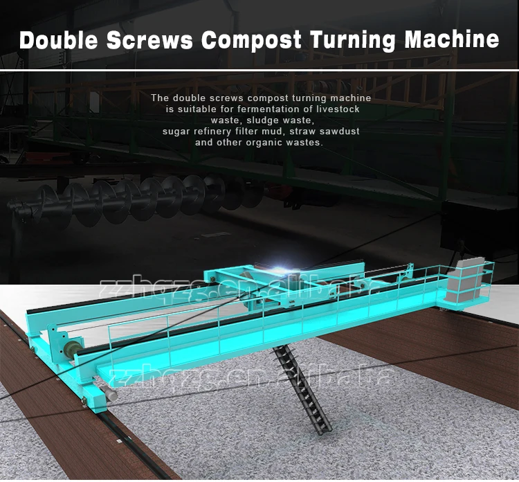 Food Waste Recycle Screw Type Compost Turner Machine Buy Food Waste