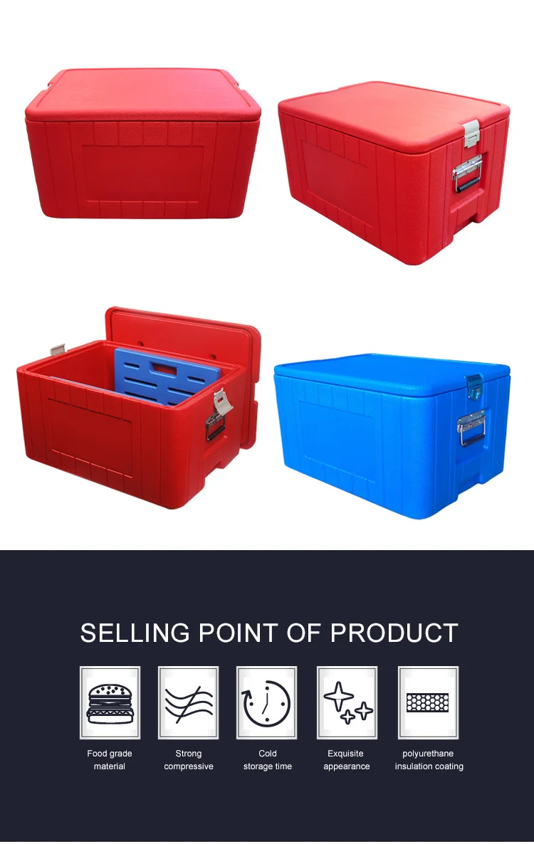 Wholesale 80l Food Delivery Industrial Cooler Box Buy Insulated Box