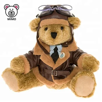 aviator teddy bear