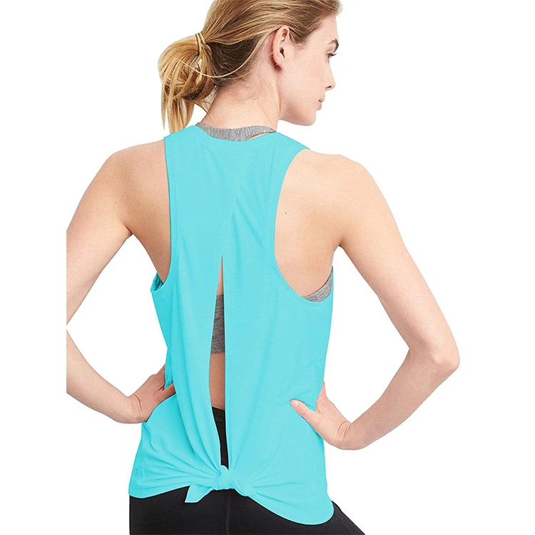 

Oem custom logo sports gym tank tops for women plain