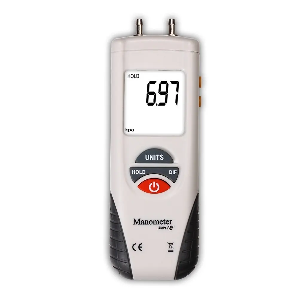 Portable Digital Manometer gas Pressure measurement air pressure