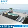 Fiberglass swimming pool/acrylic outdoor swim spa/endless pool M-3325 make by manufacturer