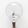 G125 E27 28W 220V clear globe G series halogen light bulbs for sale