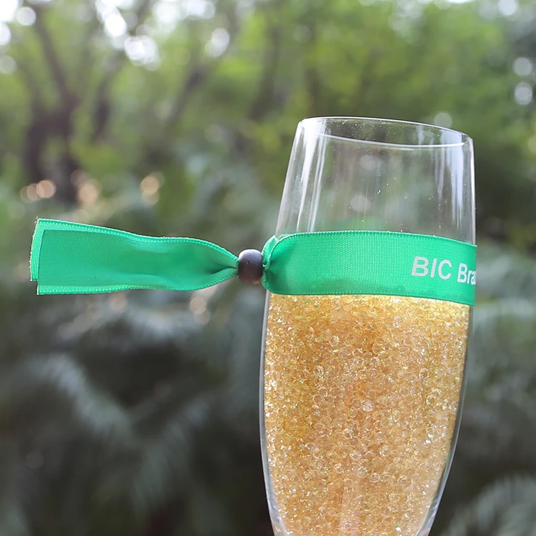 factory direct wholesale 15mm black satin ribbon for wristband