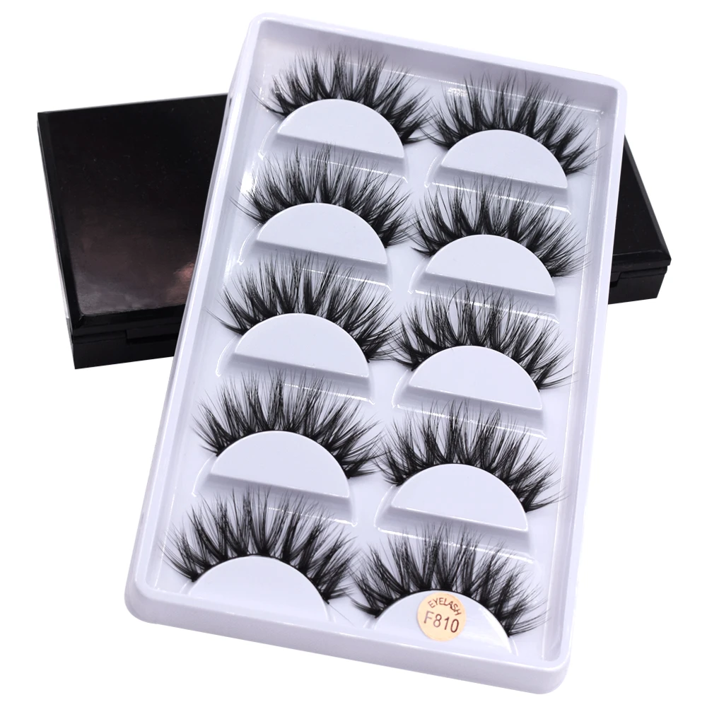 

hot selling 5 in 1 box custom eyelash packaging private label eyelash box mink 3d eyelash