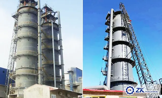 Vertical Shaft Oven Lime Kiln Natural Gas 