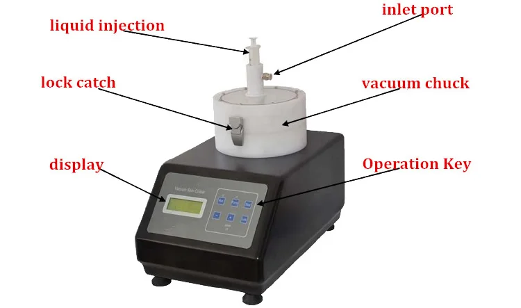 spin coater machine with vacuum pump