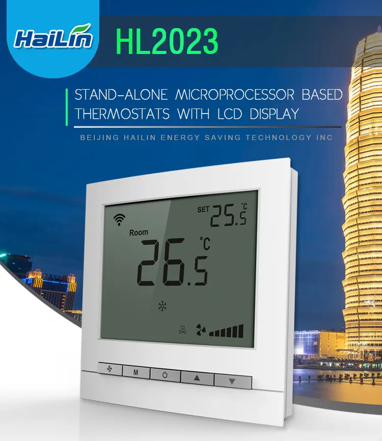 Hl2023 Programmable Fan Coil Thermostat Digital Room Thermostat Buy Thermostat Room Thermostat Digital Thermostat Product On Alibaba Com