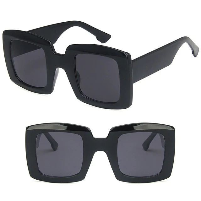 DLL5084 linhai clear lens big square sunglasses 2019 women sun glasses oversize