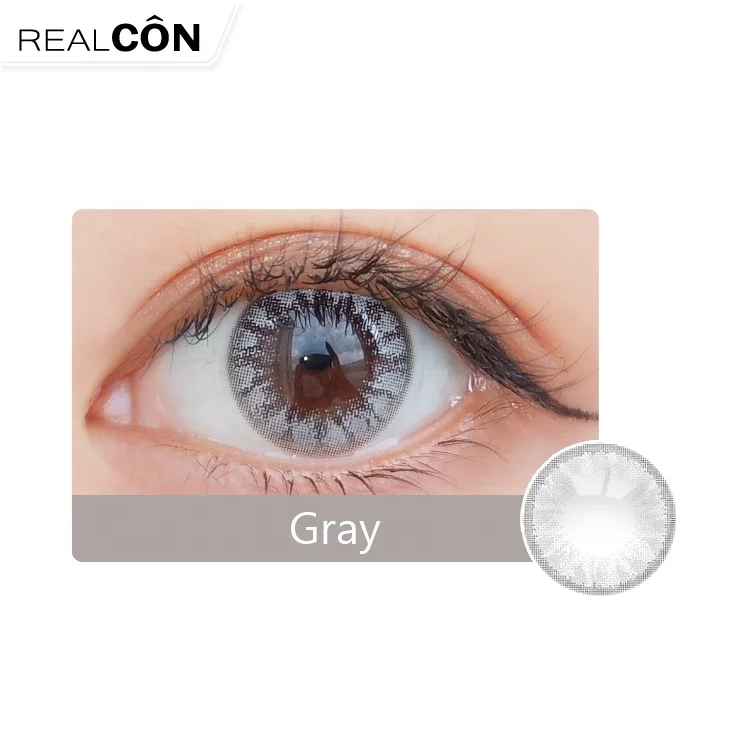 

Realcon Wholesale Glass Ball Colored Contact Lenses For Eyes, 4 colors