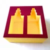 Customized shockproof display box EVA foam packing insert with flocking paper