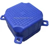 Multi person inflatable floating dock for lakes