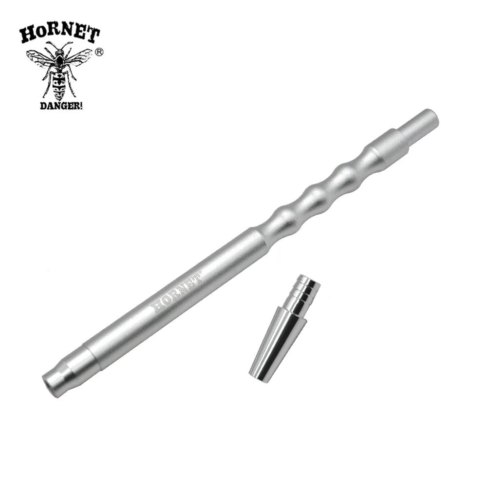 HORNET 1 x 240MM Long Glass Hookah Handle Mouthpiece Aluminum Stem Shisha Hose 