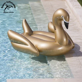 gold swan pool float