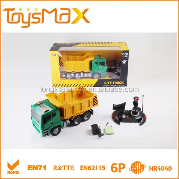 High Quality 1:18 Excavator Bulldozer, rc truck for kids