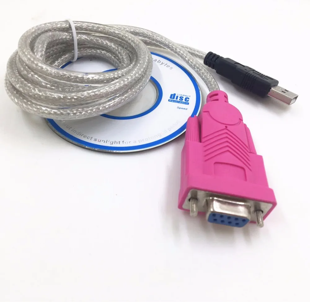 Computer Cables RS232 Serial DB9 Pin Male to USB 2.0 PL-2303 Cable for Window98/2000/Win XP/Vista/MAC EM88 Yoton Cable Length: 150CM 