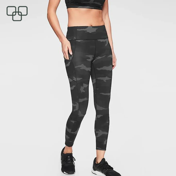 2019 Polyester Tights Women Active Subliate Pants Fitness Sports Leggings