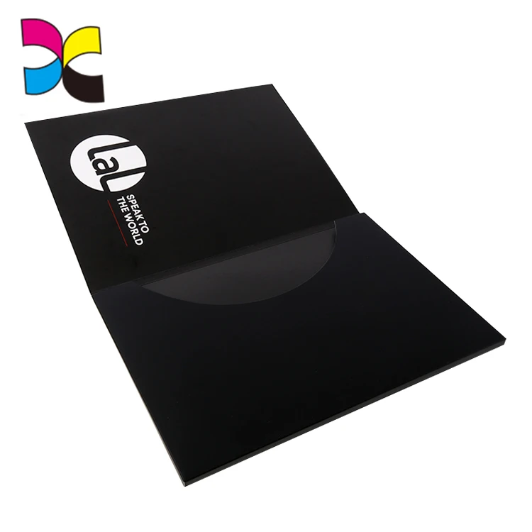 
Silkscreen elegant printing business folder 