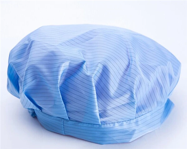 防静电无绒洁净室防护 esd 帽子