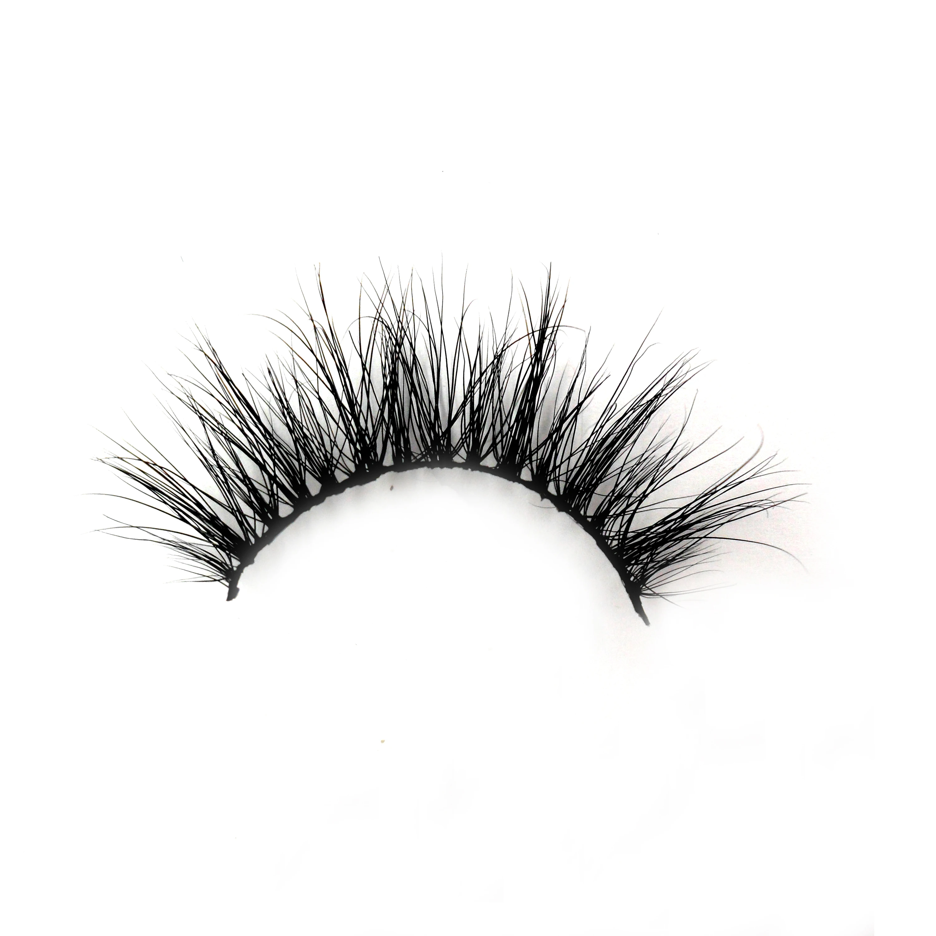

Wholesale 3d mink popular lashes private label with custom packaging, Black