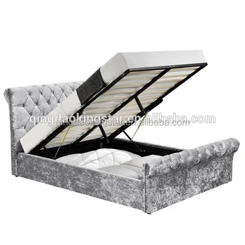 crushed velvet cot