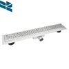YZ-AL06 stainless steel bathroom side outlet linear shower drain 900mm length linear shower drain canal drain de douche