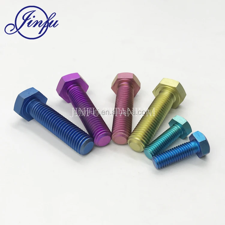 
Factory direct sale 931 din933 half full thread hex bolt and nut 8.8 din933 8.0 din 934 8-32 titanium screws 