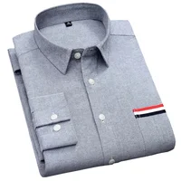 

Top quality chemise homme 100 cotton oxford fabric shirts for men