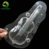 DIY 3D Guitar Chocolate Mold Plastic Polycarbonate Homemade Stereo Musical Instrument Candy Jelly Mold Decorating Baking Tools