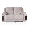 Hot sale fabric curved double electric lazy boy recliner sofa set