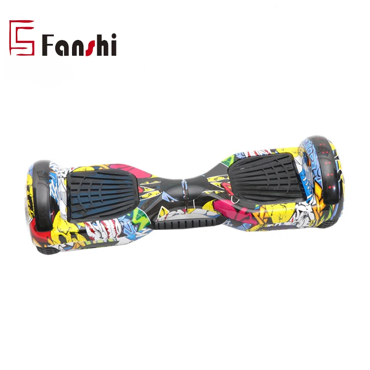 

6.5 Inch Self Balance Electric Scooter Hover board With Light and phone connection speaker With Soft handle, Optional or customized