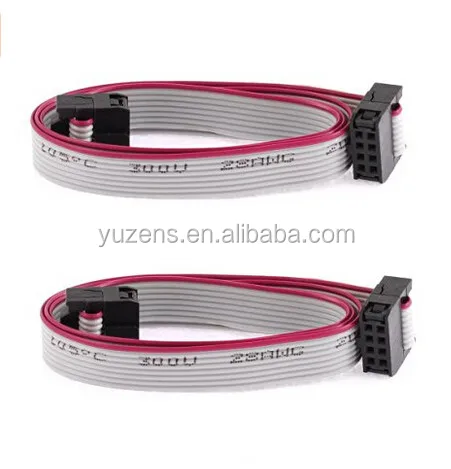 Fc-10p 2.54mm Pitch 20cm Long Isp Download Cable Wire 10 Pin Diy - Buy ...