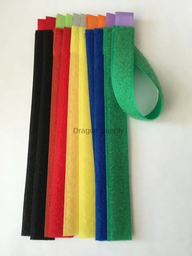 New 50pc Wire Color Organizer Cable Ties Cord Rope & Hoop #EG01910