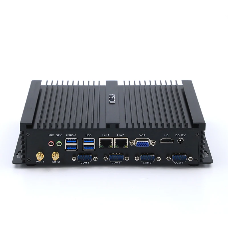 

New product Small Size Dual Intel Lan Fanless Mini Industrial PC 1007u barebone